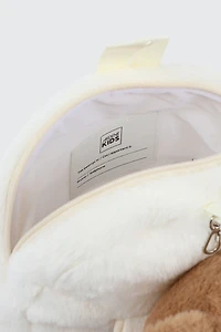 Mini sac à dos avec peluche amovible