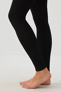 Ardene Black Cotton Blend Leggings | Size | Nylon/Spandex/Cotton