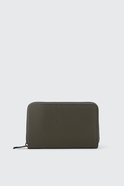 Ardene Accordion Wallet in Dark Green | 100% Recycled Polyester | Eco-Conscious
