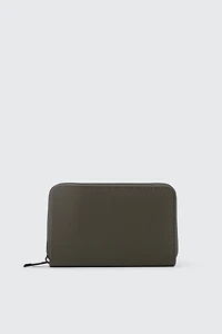 Ardene Accordion Wallet in Dark Green | 100% Recycled Polyester | Eco-Conscious