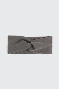 Ardene Super Soft Twist Headwrap in Grey | Polyester