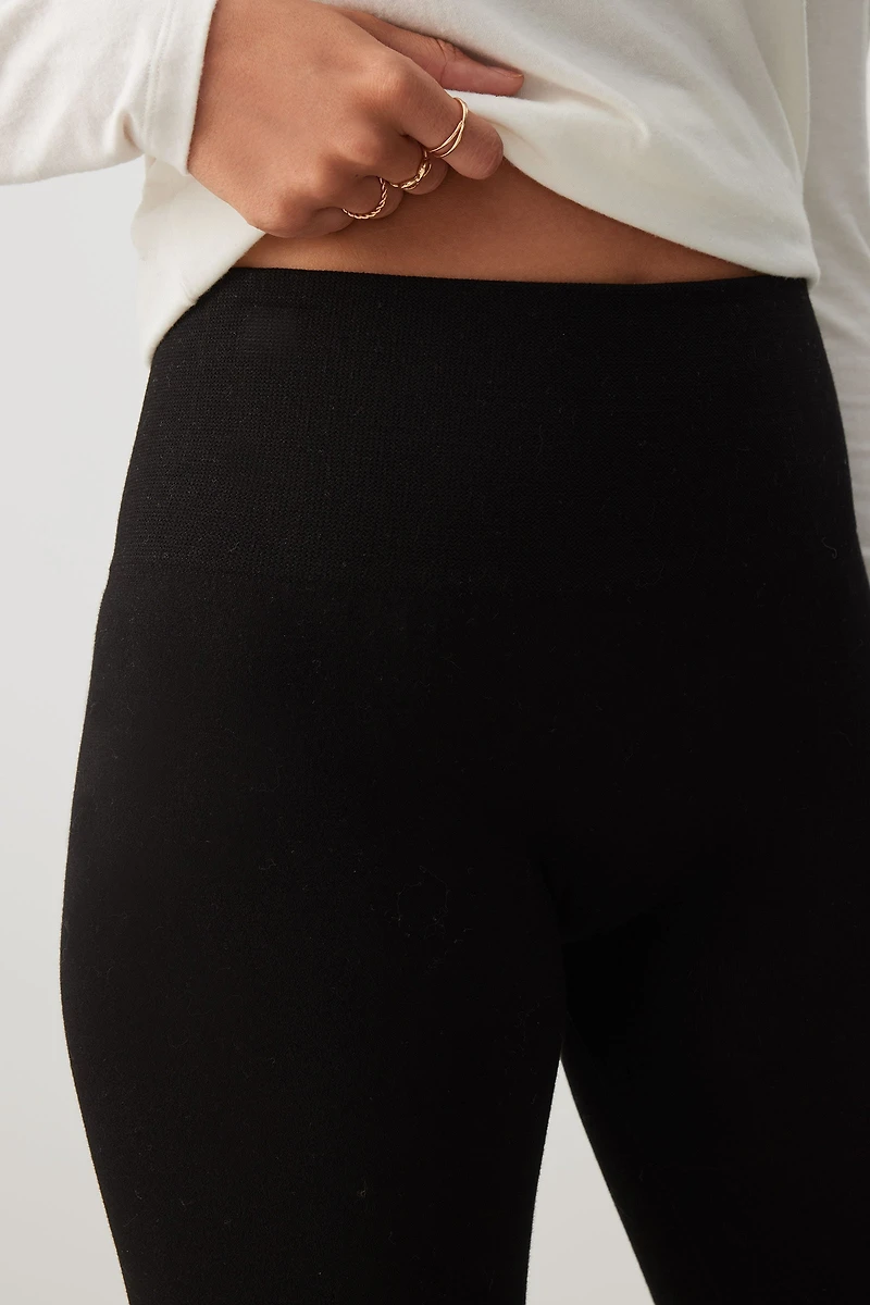Legging envers doux sans coutures