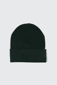 Ardene Super Soft Solid Beanie in Dark Green | Polyester/Elastane
