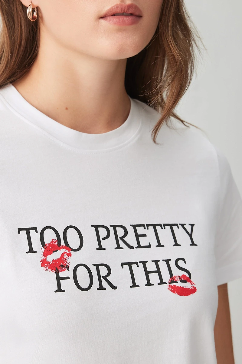 T-shirt graphique coupe classique