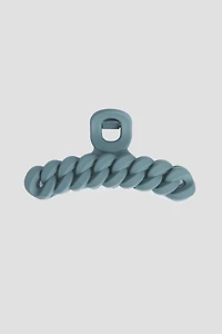 Ardene Chain Like Hair Claw in Dark Blue