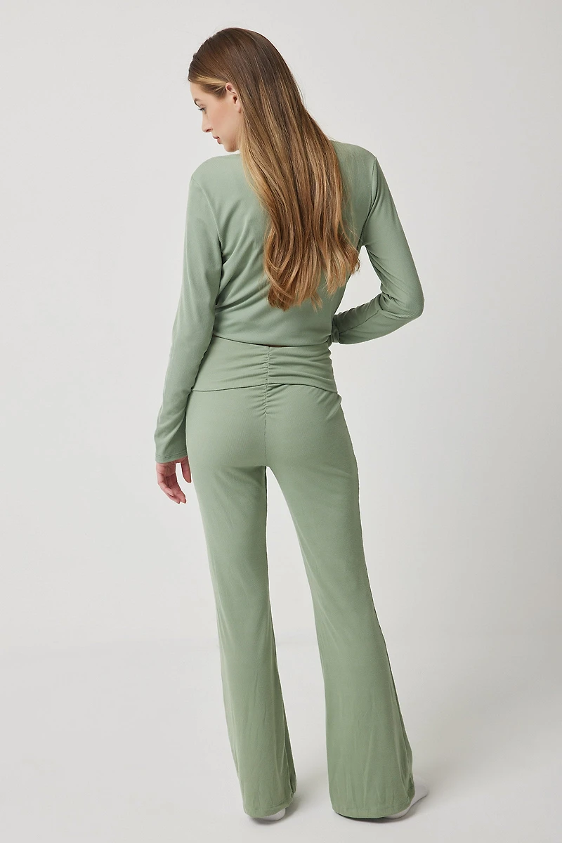 Pantalon de détente évasé très doux