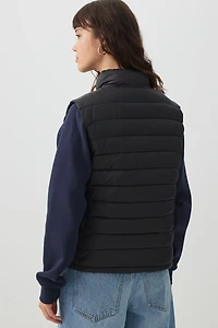 Veste courte matelassée légère sans manches
