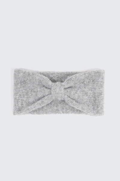 Ardene Knotted Headband in Grey | Polyester/Nylon/Elastane
