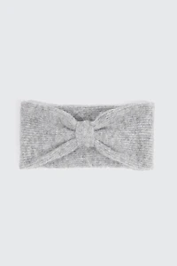 Ardene Knotted Headband in Grey | Polyester/Nylon/Elastane
