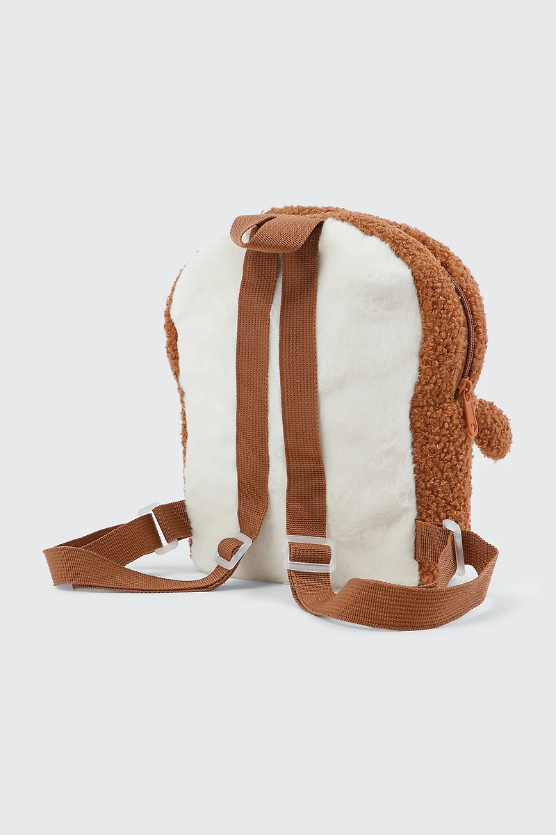 Sac à dos tranche de pain en peluche
