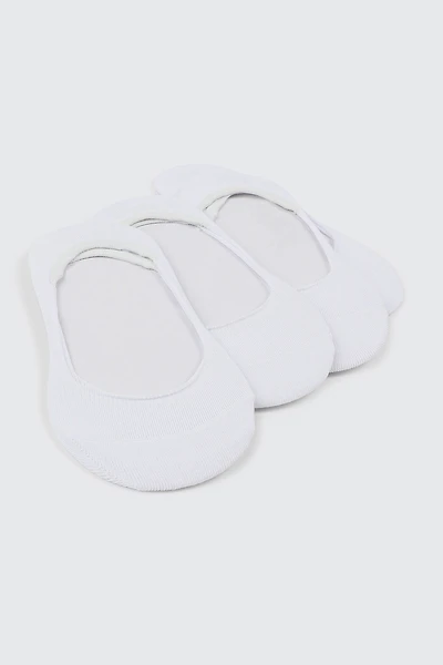 Ardene 4-Pack Bamboo Rayon Shoe Liners in White | Polyester/Rayon/Spandex | Eco-Conscious