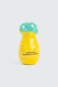 Ardene Pineapple Bath Bomb in Yellow