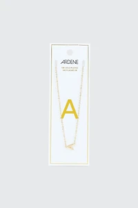 Ardene 14K Gold Plated Initial A Necklace