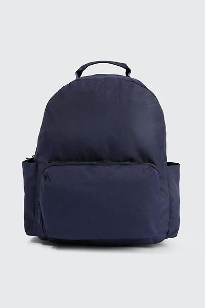 Ardene Canvas Backpack in Dark Blue | 100% Recycled Polyester | Eco-Conscious