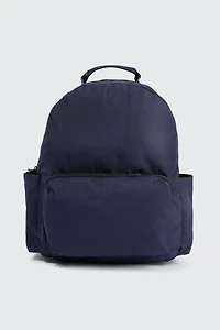 Ardene Canvas Backpack in Dark Blue | 100% Recycled Polyester | Eco-Conscious