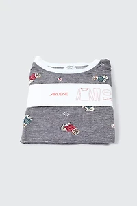 Ensemble pyjama jogging ajusté en tissu HUSHKNIT