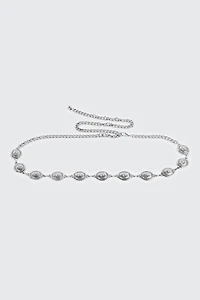 Ceinture en chaîne à médaillons western