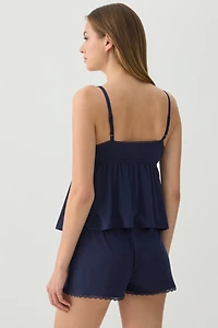 Ensemble nuisette côtelé très doux