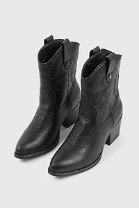 Bottes de cowboy effet usé