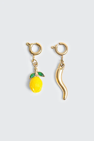 Duo de breloques pour maillot citron et corne