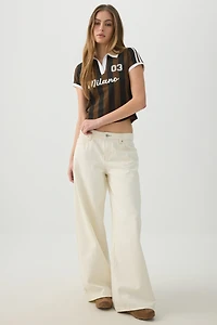 Polo graphique à col Johnny