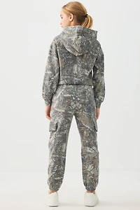 Pantalon de jogging cargo camouflage