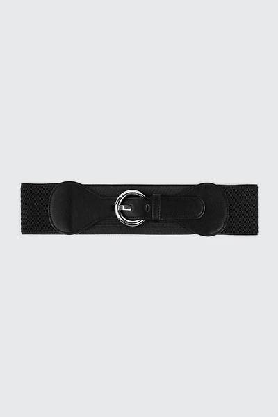 Ardene Corset Belt in Black | Size Small | Polyester