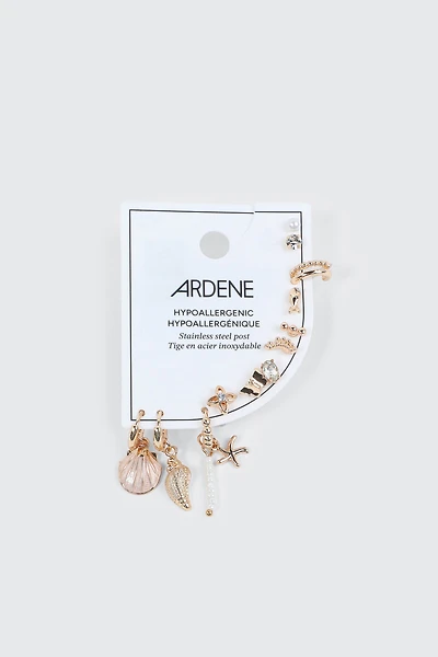 Lot de 12 boucles d'oreilles