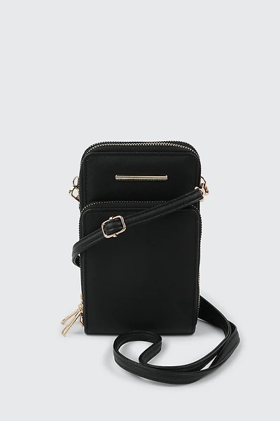 Ardene Faux Leather Phone Bag in | 100% Recycled Polyester/Faux Leather | Eco-Conscious
