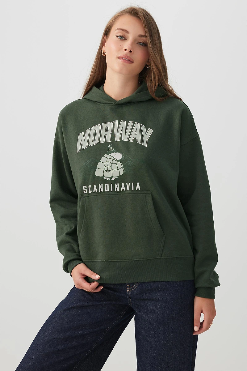 Chandail à capuchon Snoopy