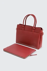 Fourre-tout avec pochette d'ordinateur portable