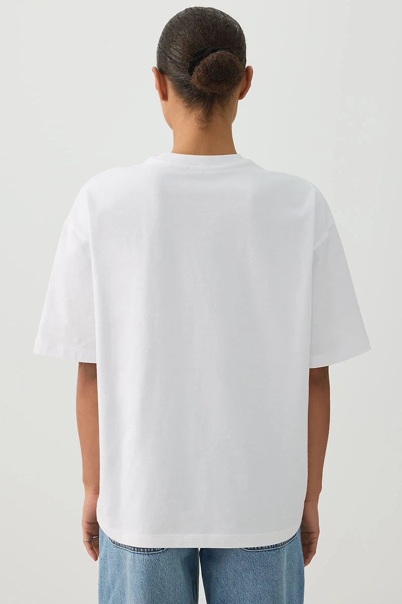 T-shirt ample à manches courtes Basic