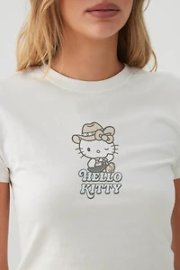 T-shirt court et ajusté graphique