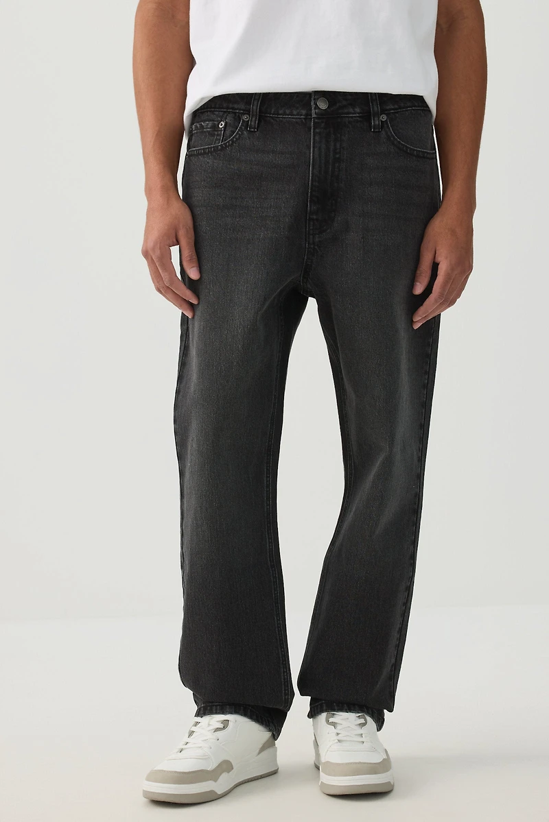 Ardene Man Stretch Straight Leg Jeans For Men in | Size | Spandex/Cotton