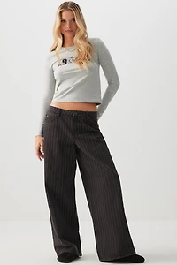 T-shirt court à manches longues graphique