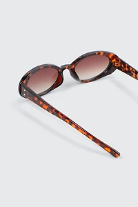 Lunettes ovales avec détail étoile