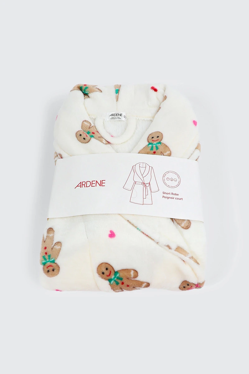 Peignoir court en tissu SUNDAYSOFT