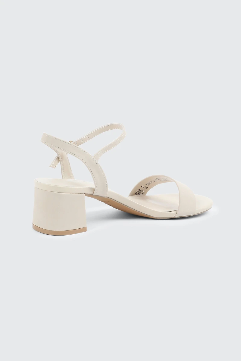 Sandales à talon bloc