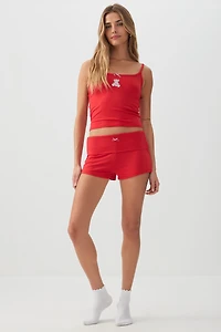 Ensemble pyjama camisole et short en tissu HUSHKNIT
