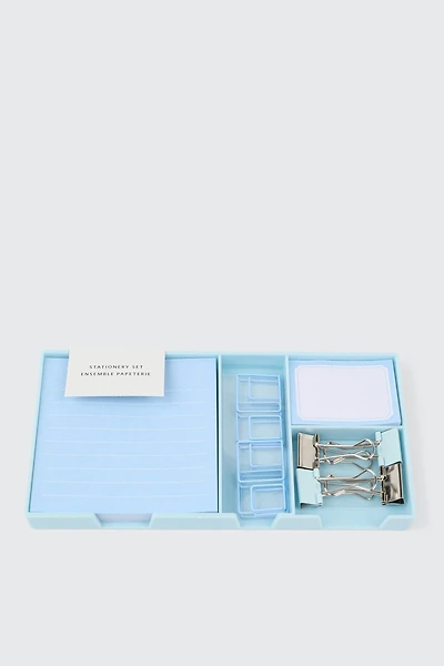 Ardene Stationery Set in Light Blue