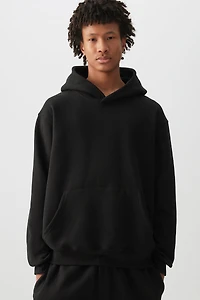 Ardene Man Classic Hoodie For Men in Black | Size | Polyester/Cotton | Fleece-Lined