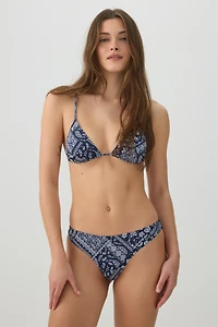 Ardene Cheeky Bikini Bottom in Dark Blue | Size | Polyester/Nylon/Spandex