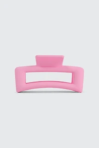 Ardene Cutout Hair Claw in Light Pink