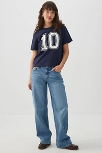 T-shirt sport écourté