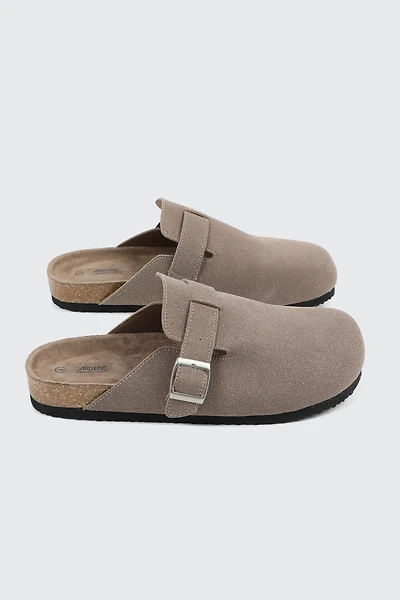 Sabots en faux suède