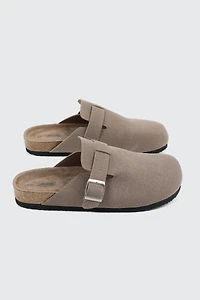 Sabots en faux suède