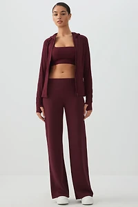 Pantalon jambe droite en maille double camactive