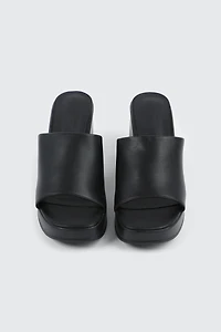 Sandales à glissière plateformes