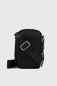 Ardene Nylon Phone Bag in Black | Polyester/Nylon