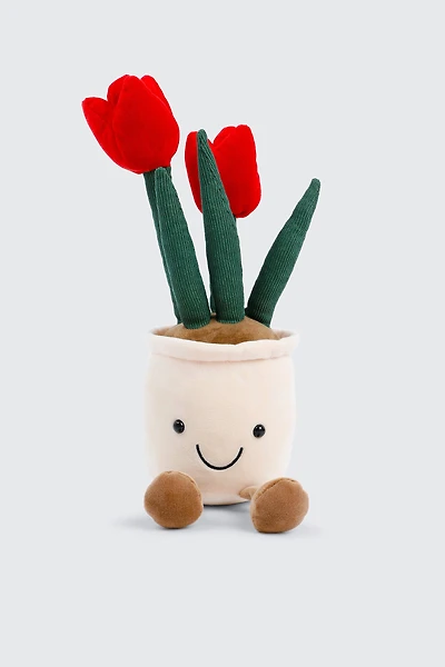 Ardene Flower Pot Plushie Pillow in Beige | Polyester